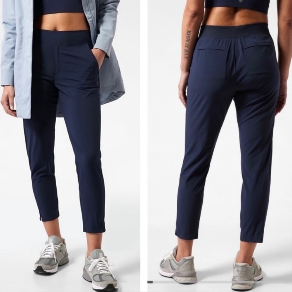 Athleta Brooklyn Ankle Pant / Navy / SZ 6